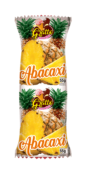 picole de fruta abacaxi gratto
